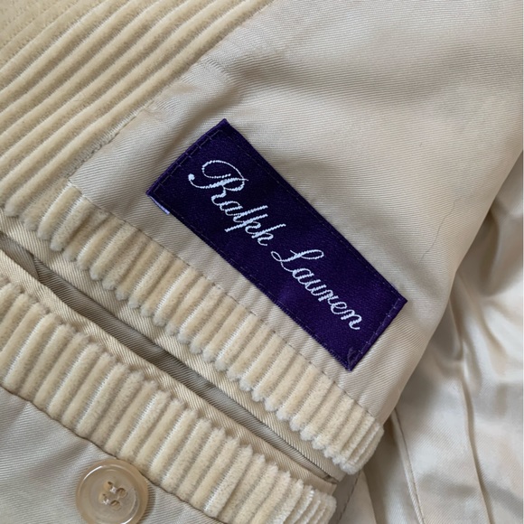 Ralph Lauren Purple Label Kent Cotton Corduroy Suit Jacket sz 44 L PWM3 - Picture 10 of 13